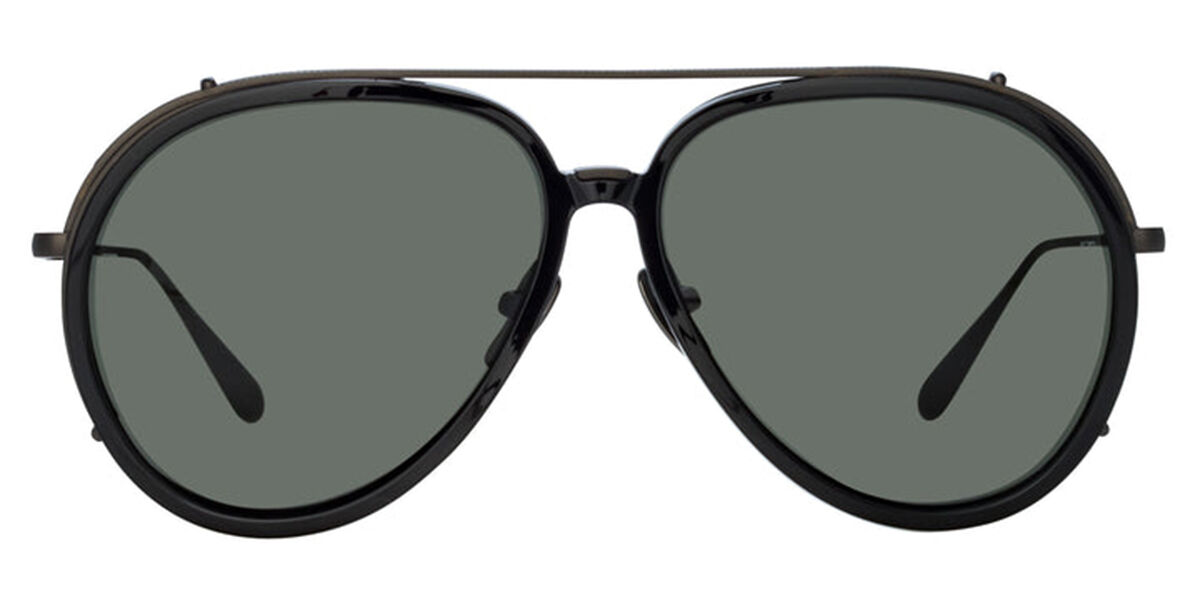 Image of Linda Farrow MAVERICK LFL1358 C6 Gafas de Sol para Hombre Negras ESP