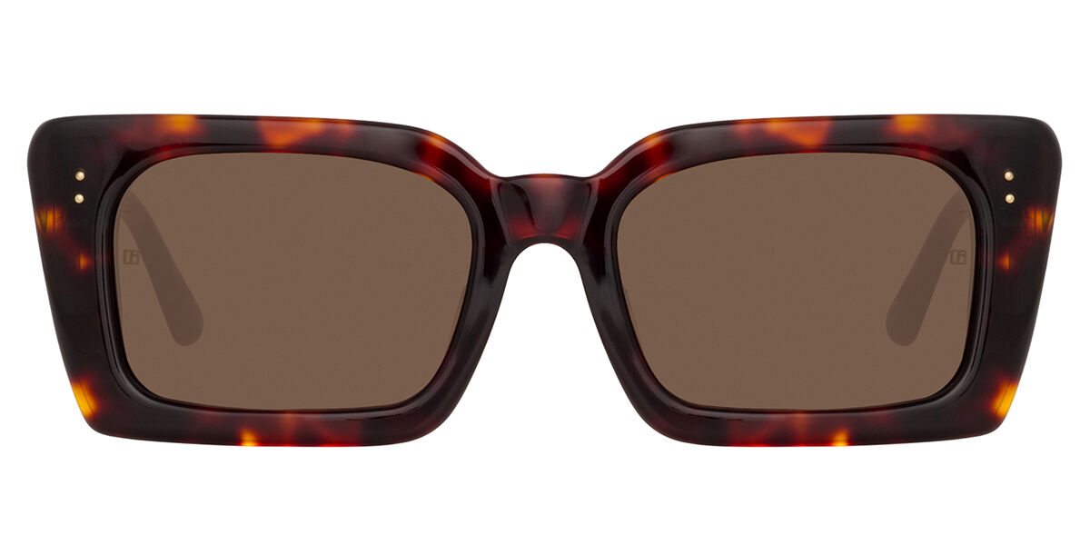 Image of Linda Farrow NIEVE LFL1297 C2 55 Lunettes De Soleil Femme Tortoiseshell FR