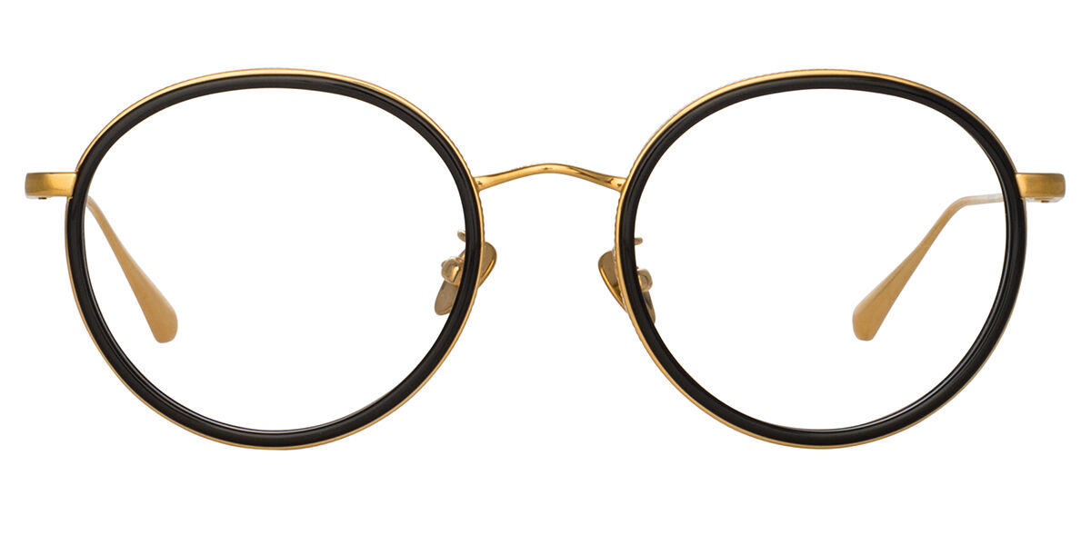 Image of Linda Farrow SATO LFL1452 C1 Óculos de Grau Dourados Masculino PRT