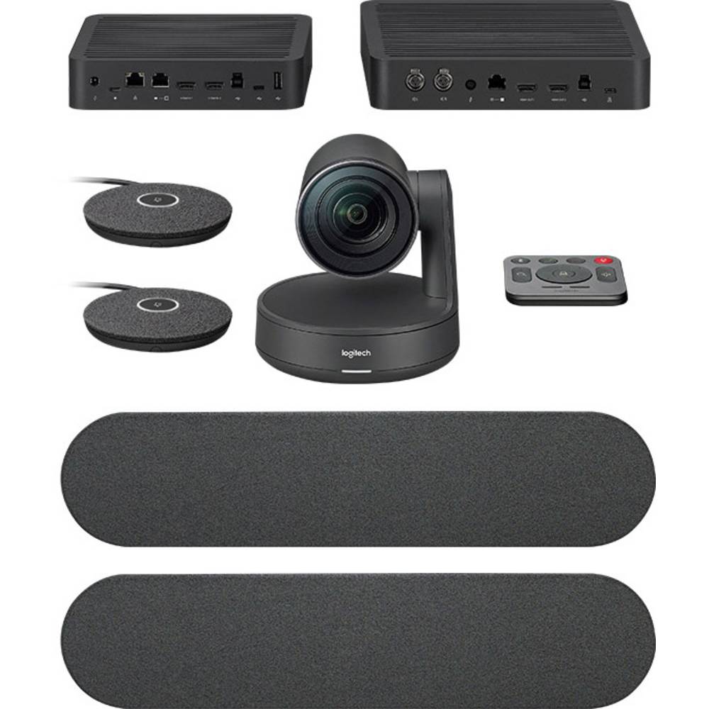 Image of Logitech Rally Plus Ultra-HD Modular 4K video conferencing system 3840 x 2160 Pixel Stand