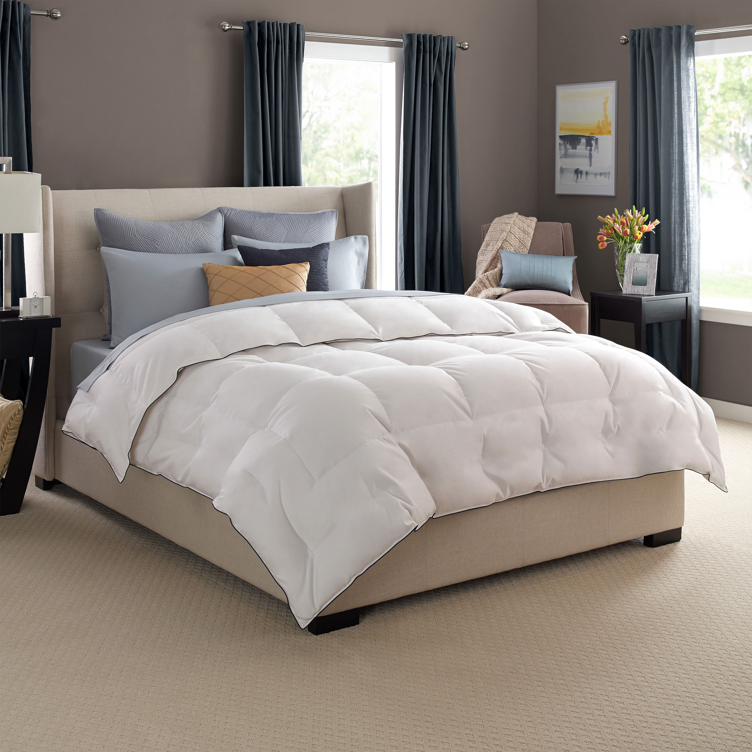 Image of Luxury White Goose Down Comforter Queen | Pacific Coast Feather