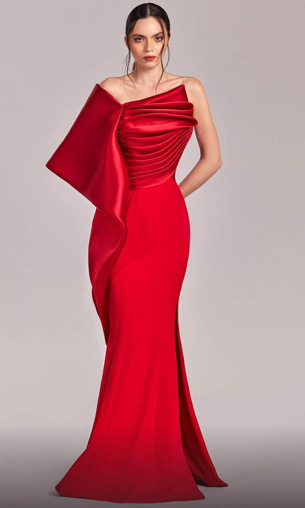 Image of MNM Couture G1803 - Butterfly Sleeve Evening Gown