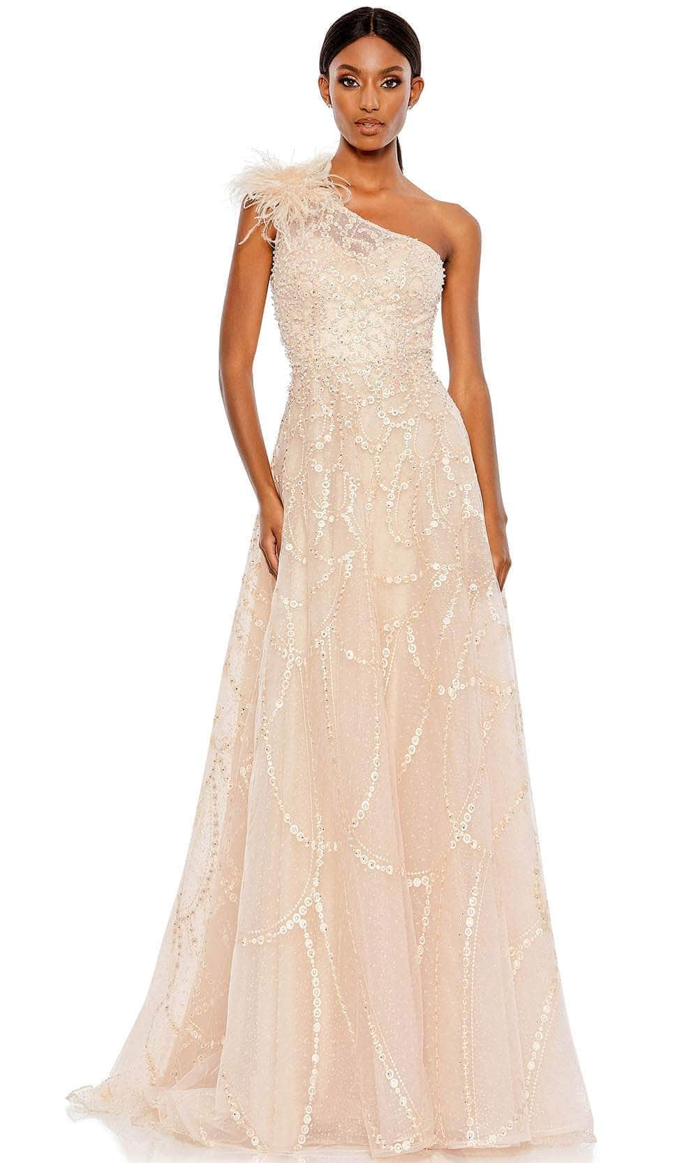 Image of Mac Duggal 20389 - Embroidered Prom Gown