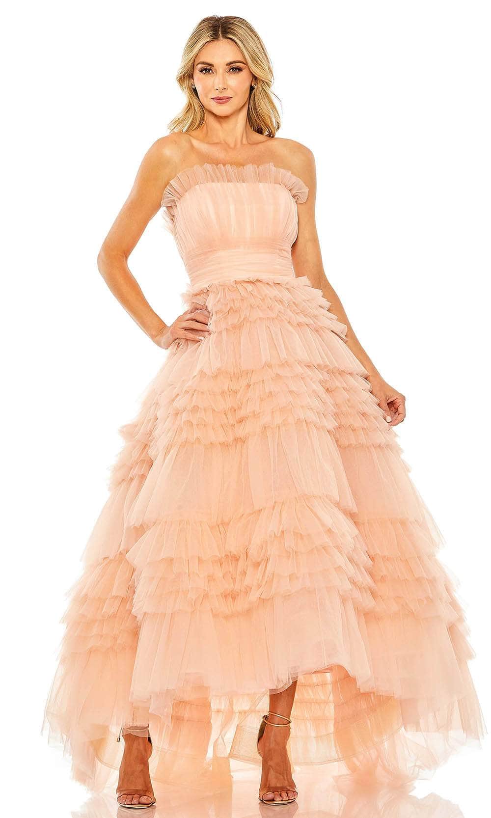 Image of Mac Duggal 20573 - Ruffled High Low Prom Gown