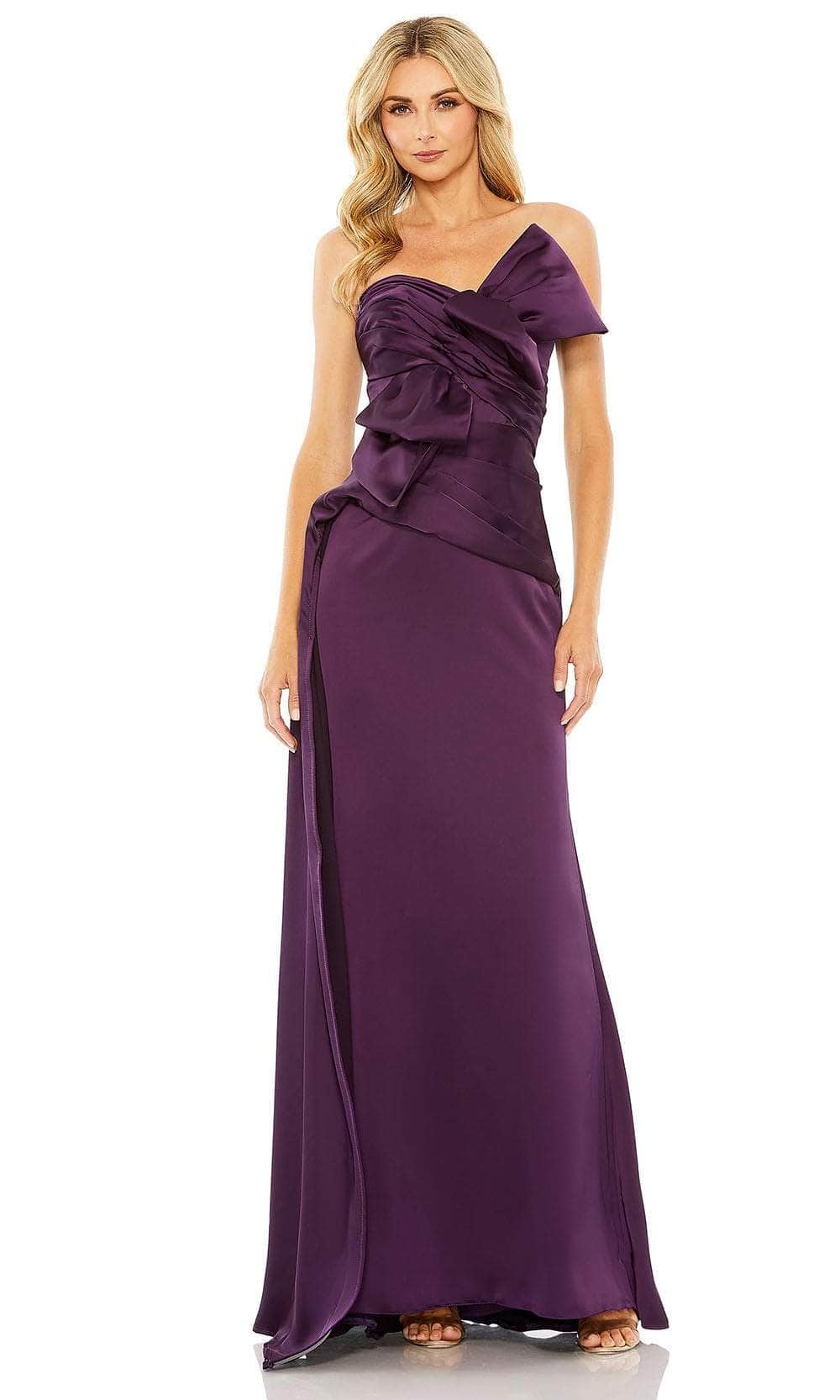 Image of Mac Duggal 20585 - Strapless Bow Bodice Evening Gown