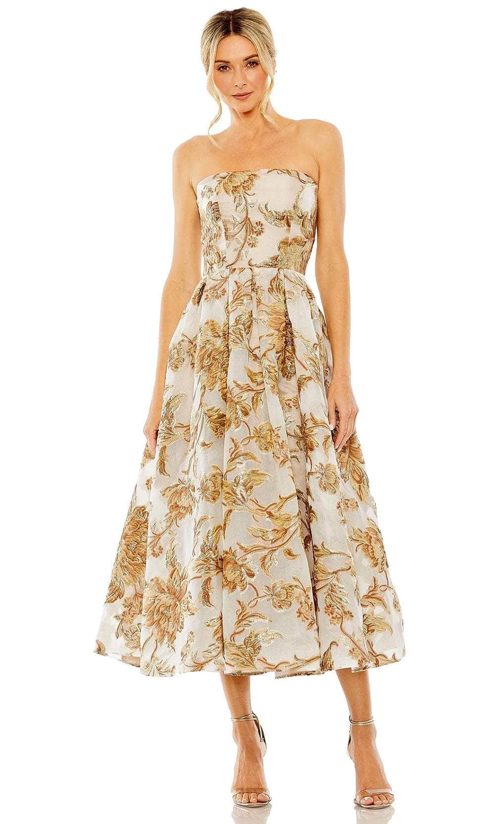 Image of Mac Duggal 20716 - Floral A-Line Evening Dress