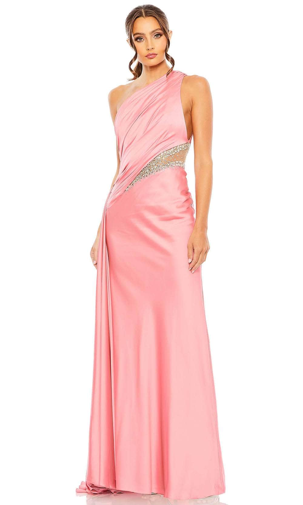 Image of Mac Duggal 2210 - One Shoulder Satin Prom Dress