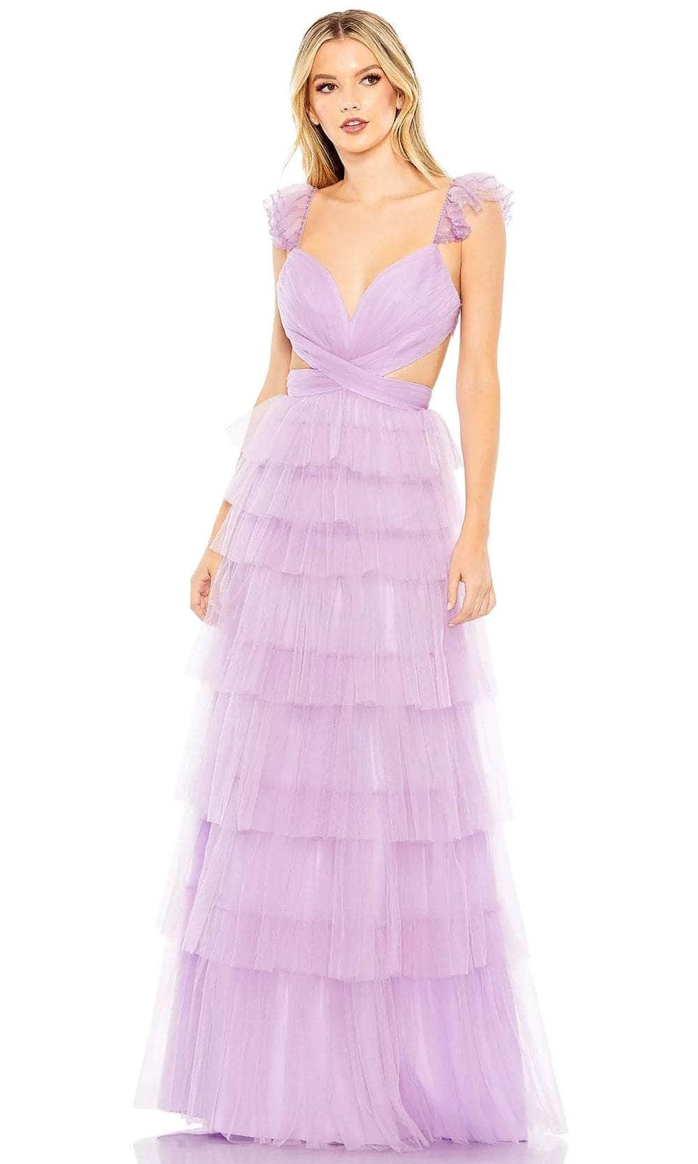 Image of Mac Duggal 50670 - Ruffled Long Dress