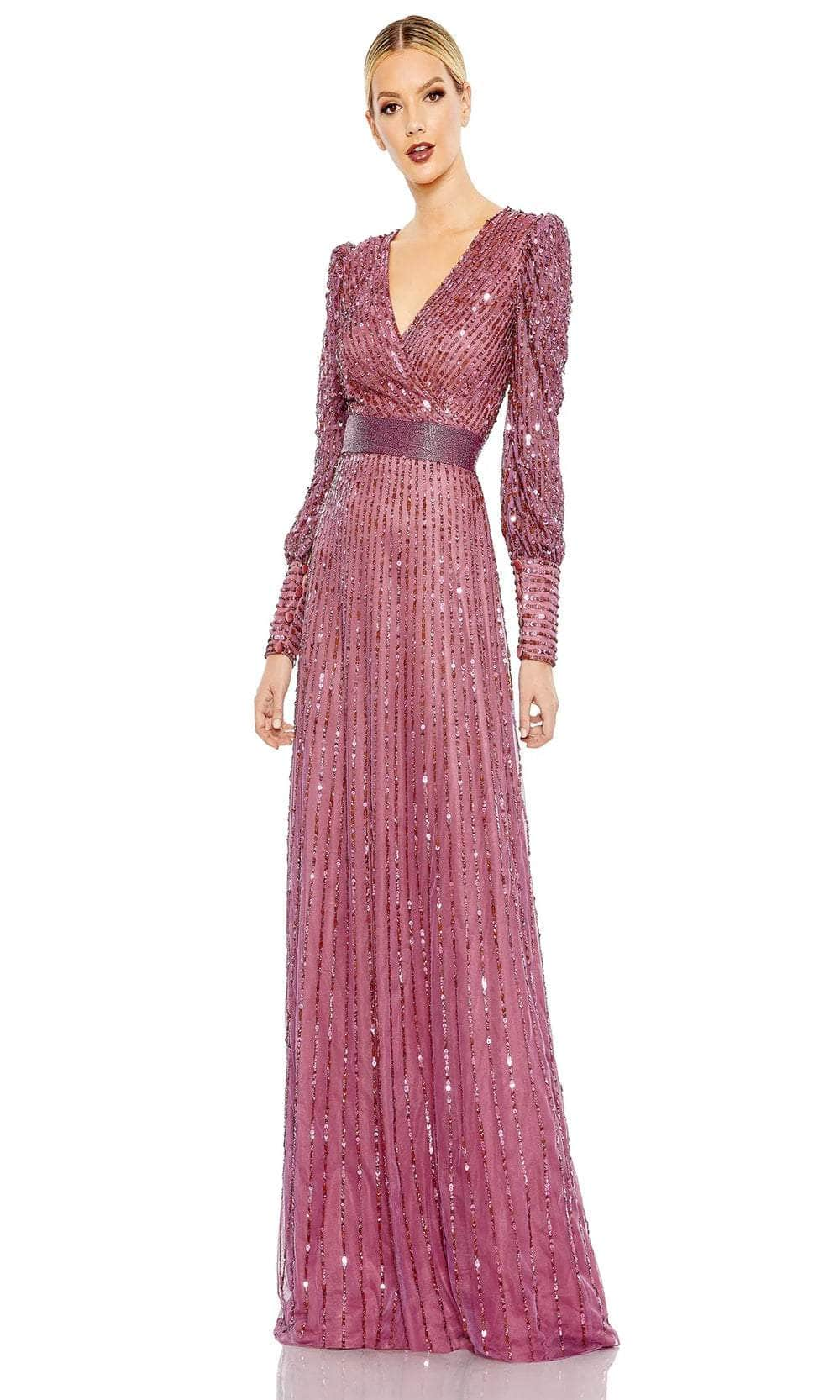 Image of Mac Duggal 5720 - Sequin A-Line Evening Dress