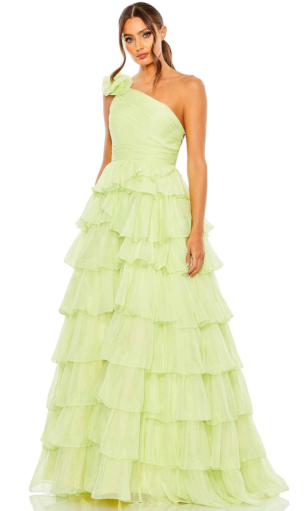Image of Mac Duggal 67979 - Tiered A-Line Prom Gown