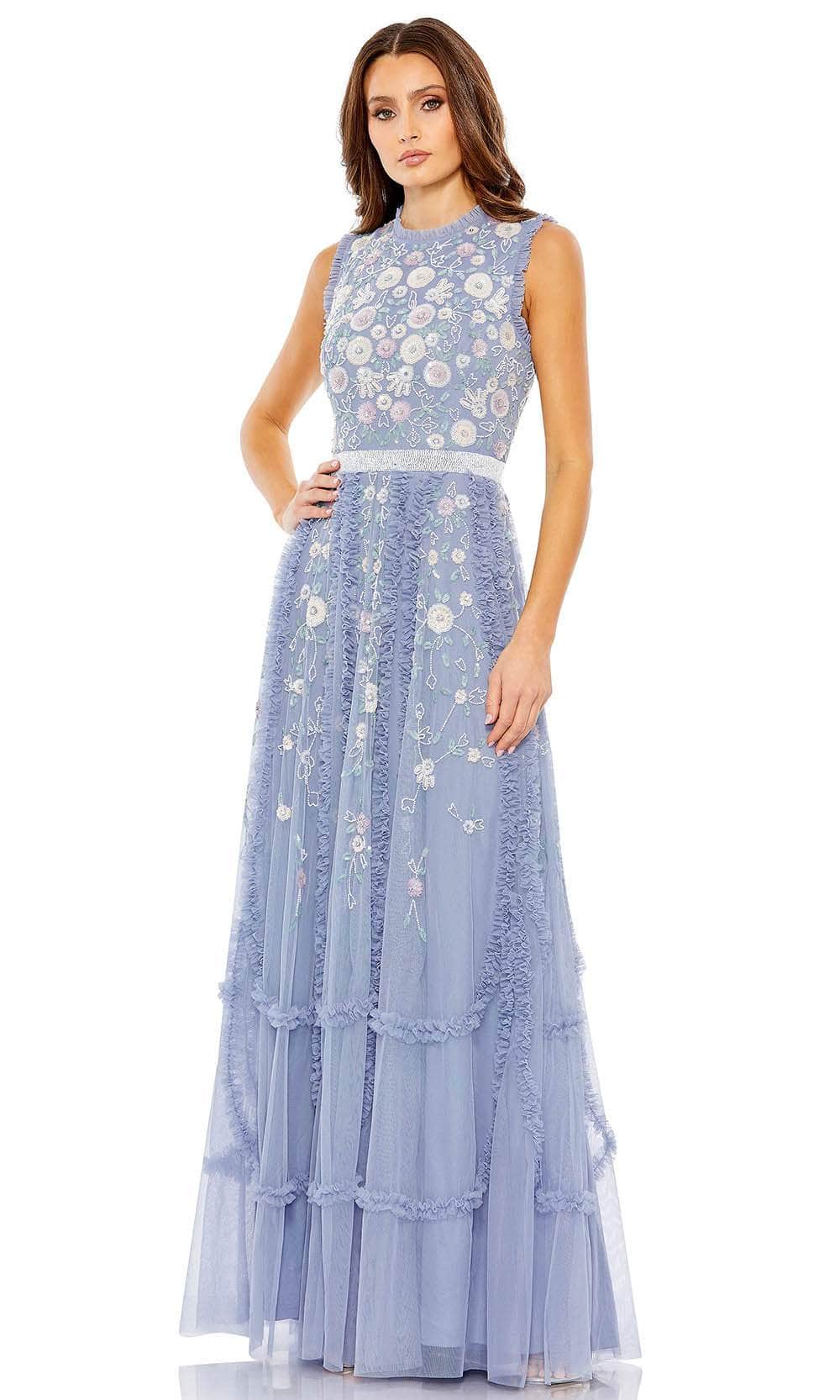 Image of Mac Duggal 9137 - Floral Evening Dress