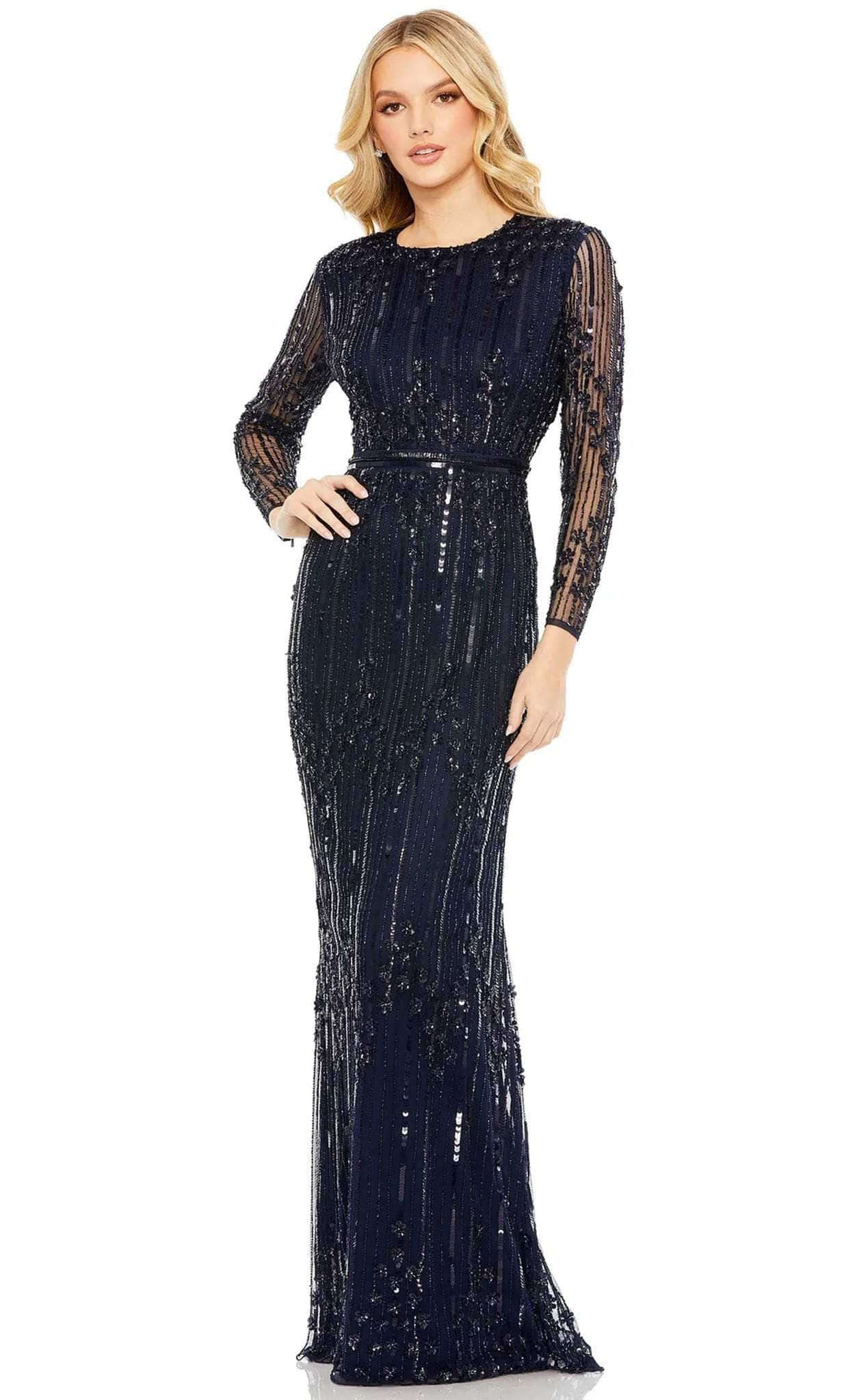Image of Mac Duggal 93781 - Sequin-Embellished Evening Gown