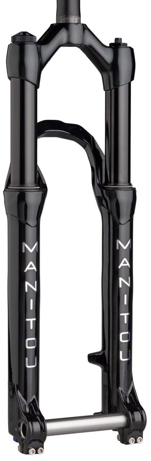 Image of Manitou Circus Expert Suspension Fork - 26" 20 x 110 mm 41 mm Offset Gloss Black