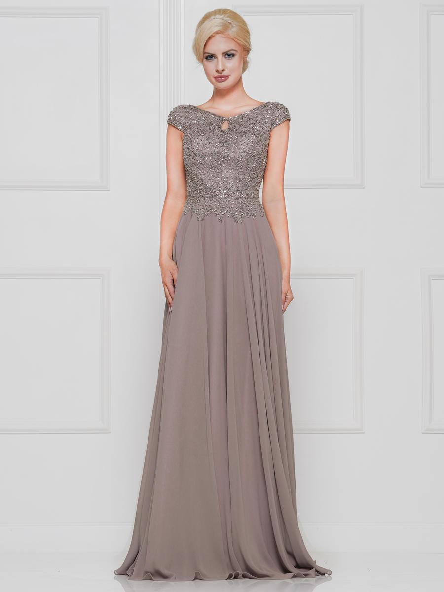 Image of Marsoni by Colors - M173 Keyhole A-Line Chiffon Gown