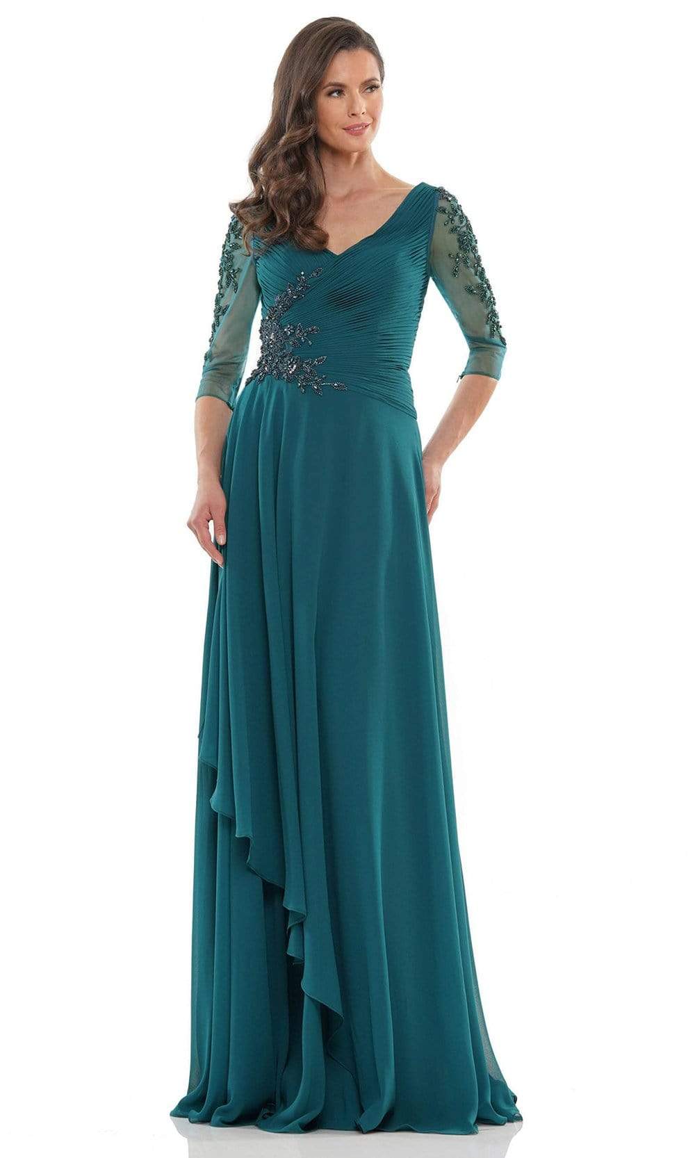 Image of Marsoni by Colors - MV1135 Fitted A-Line Evening Dress