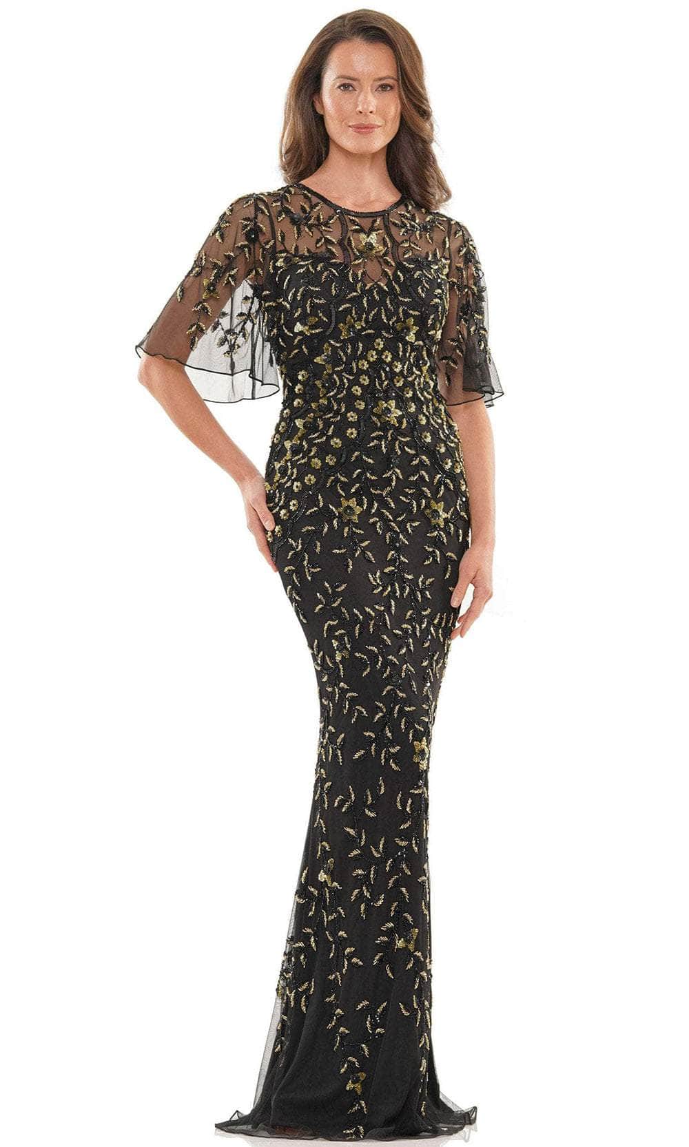 Image of Marsoni by Colors MV1208 - Bell Sleeve Embellished Formal Gown