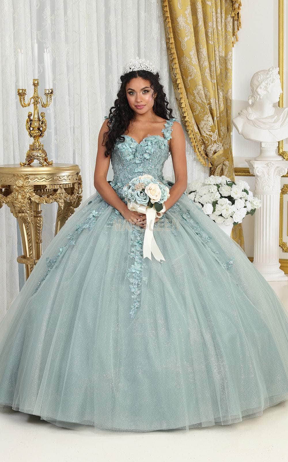 Image of May Queen LK235 - Sweetheart Embellished Ballgown