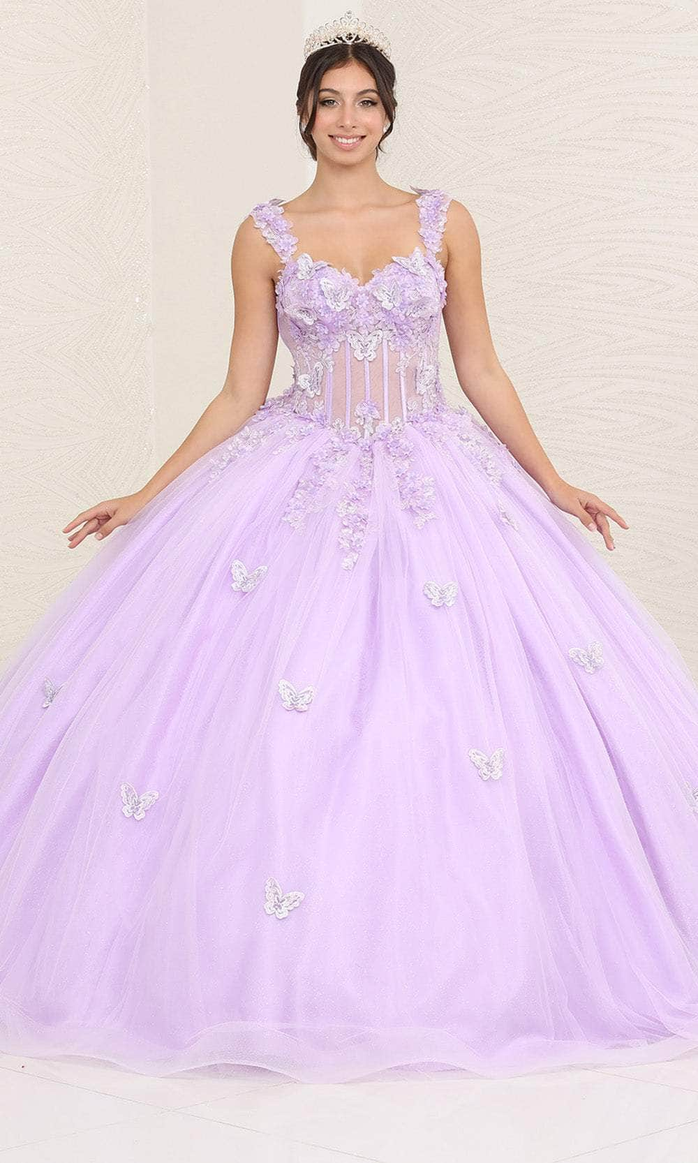 Image of May Queen LK242 - Sweetheart Corset Ballgown