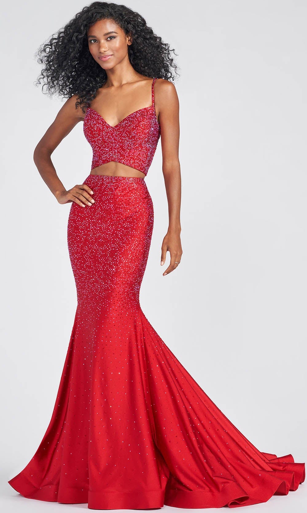 Image of Mon Cheri EW122013 - Two-Piece Beaded Prom Gown