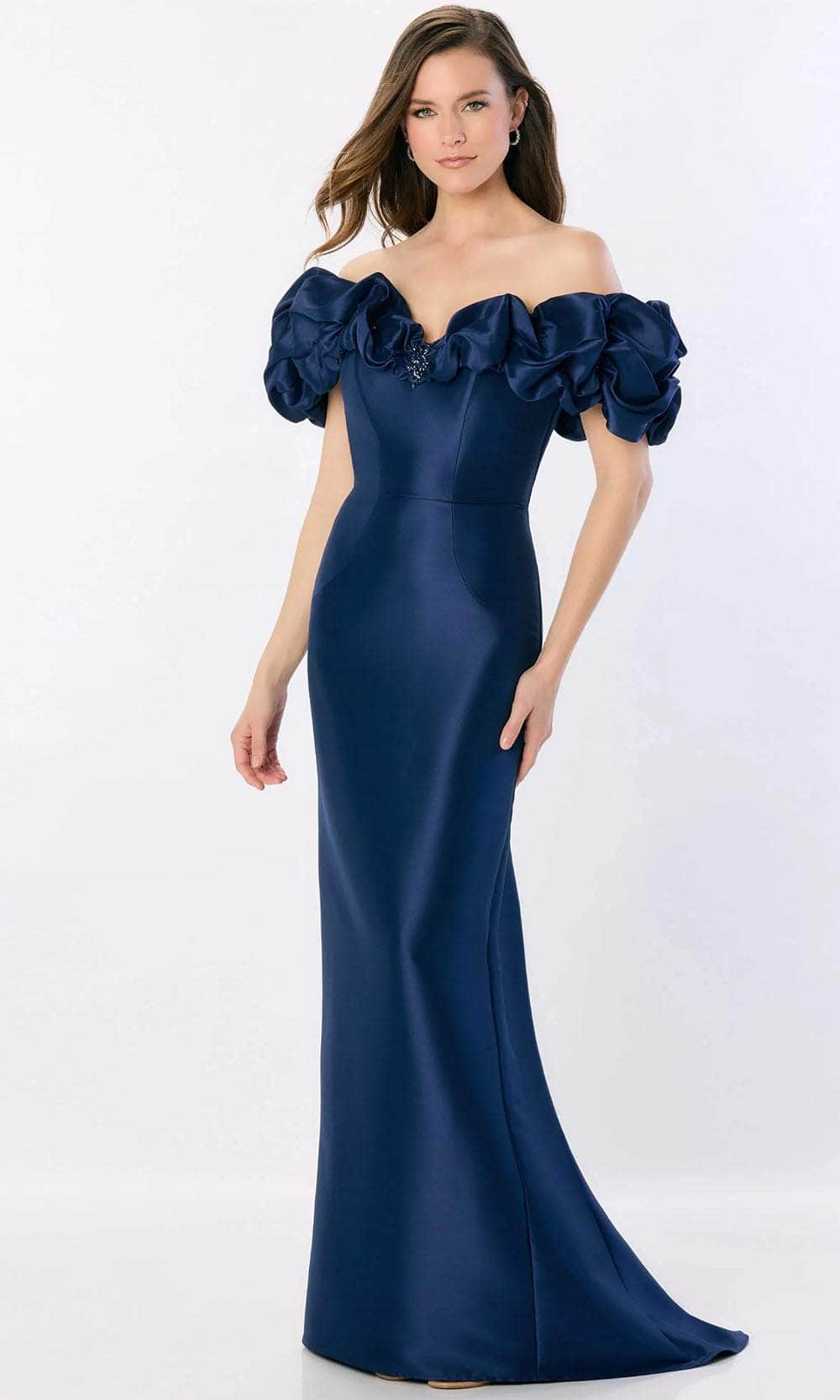 Image of Montage by Mon Cheri M2233 - Off-Shoulder Fitted Bodice Prom Gown