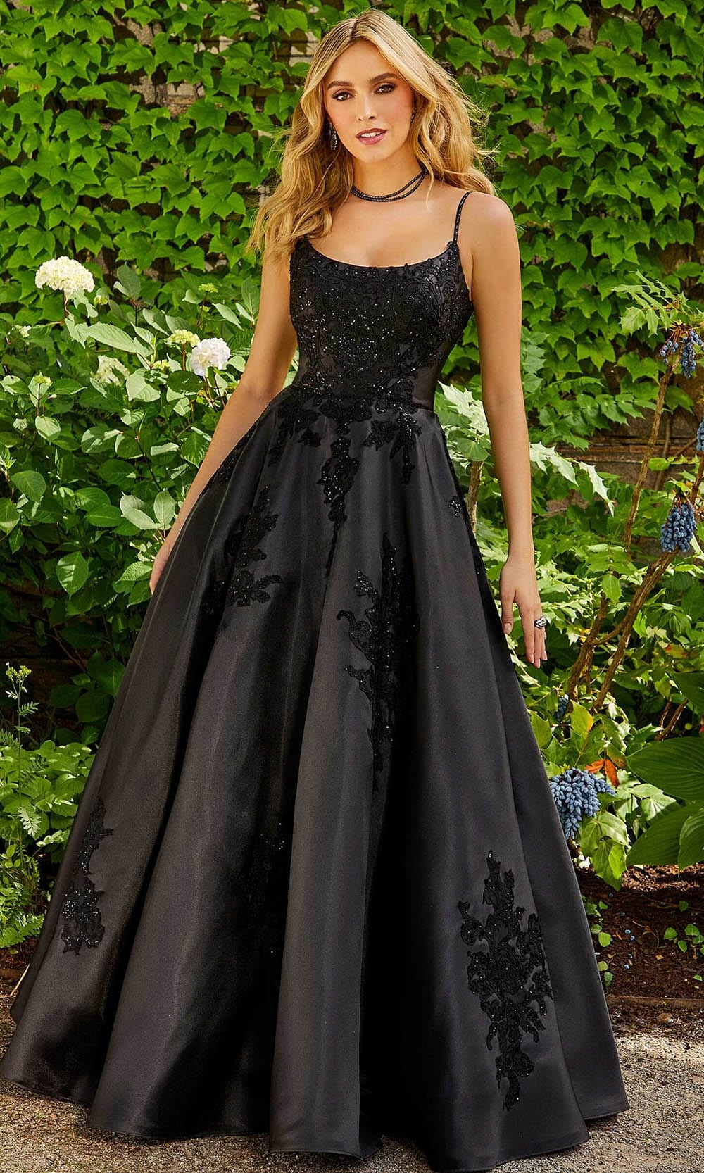 Image of Mori Lee 47056 - Sleeveless Scoop Neck Prom Dress