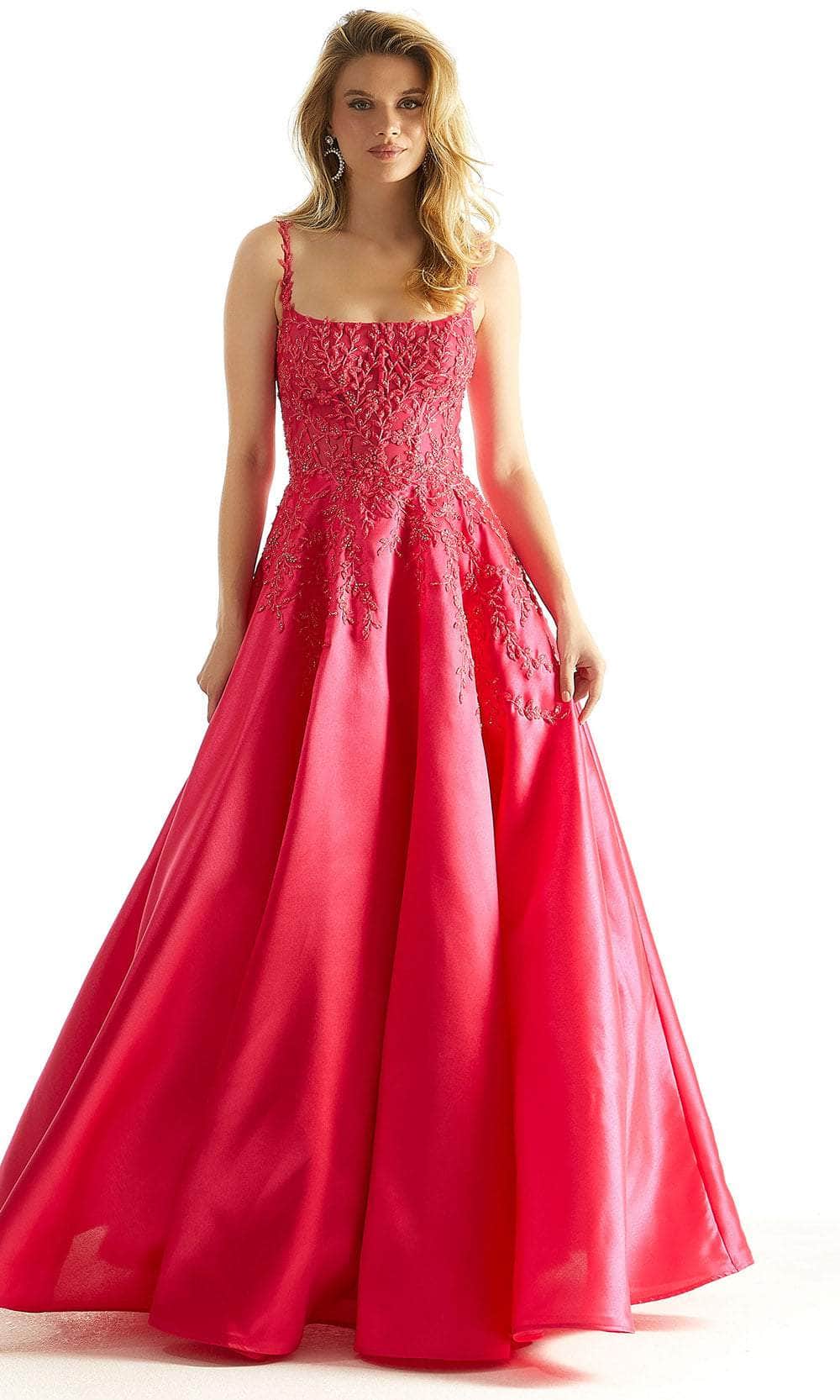 Image of Mori Lee 49026 - Square Corset Prom Dress