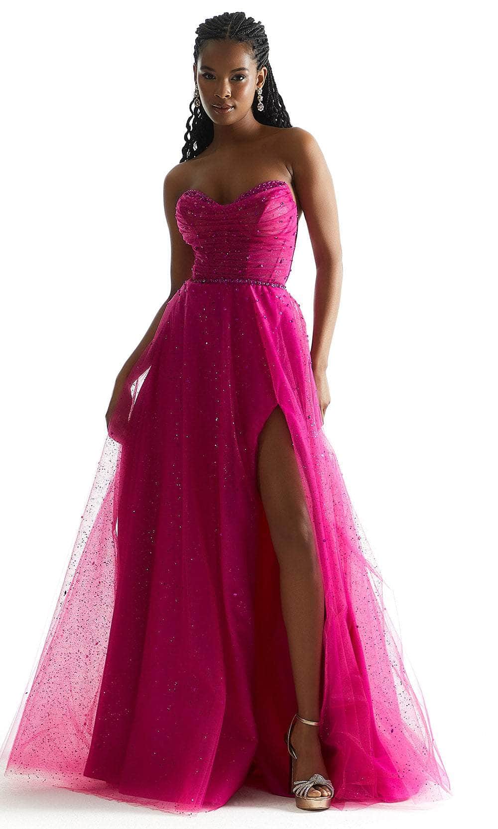 Image of Mori Lee 49028 - Crystal Sweetheart Prom Dress