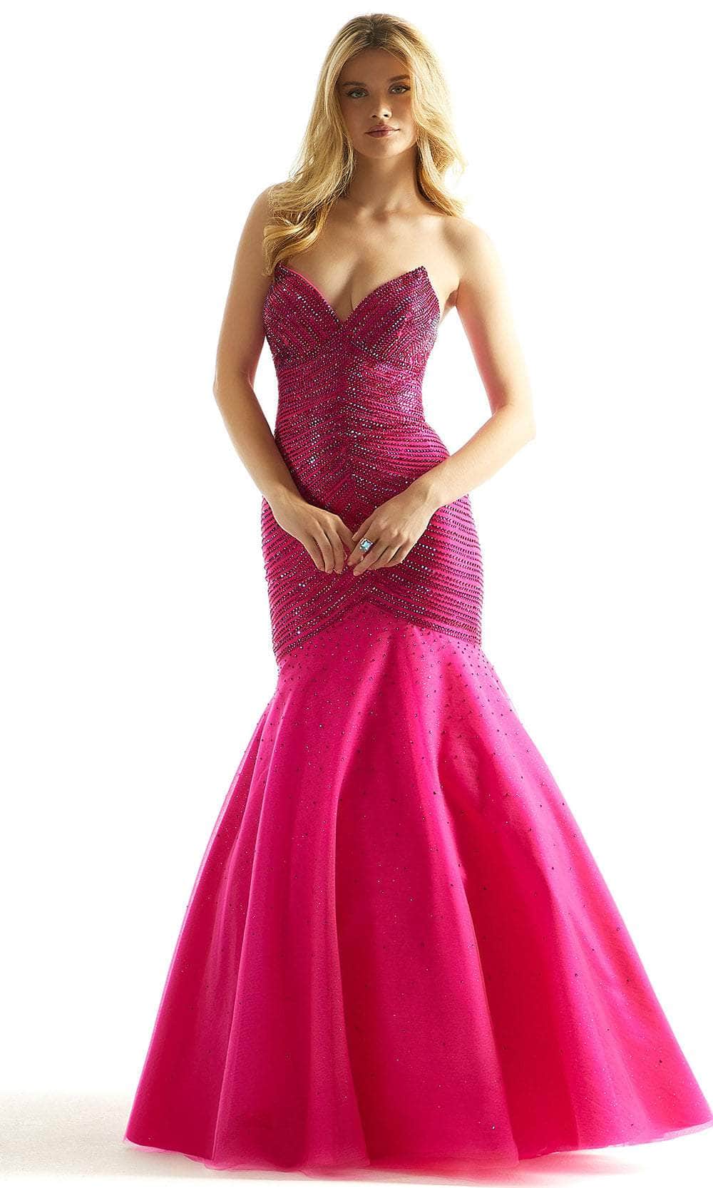 Image of Mori Lee 49029 - Bejeweled Mermaid Prom Dress