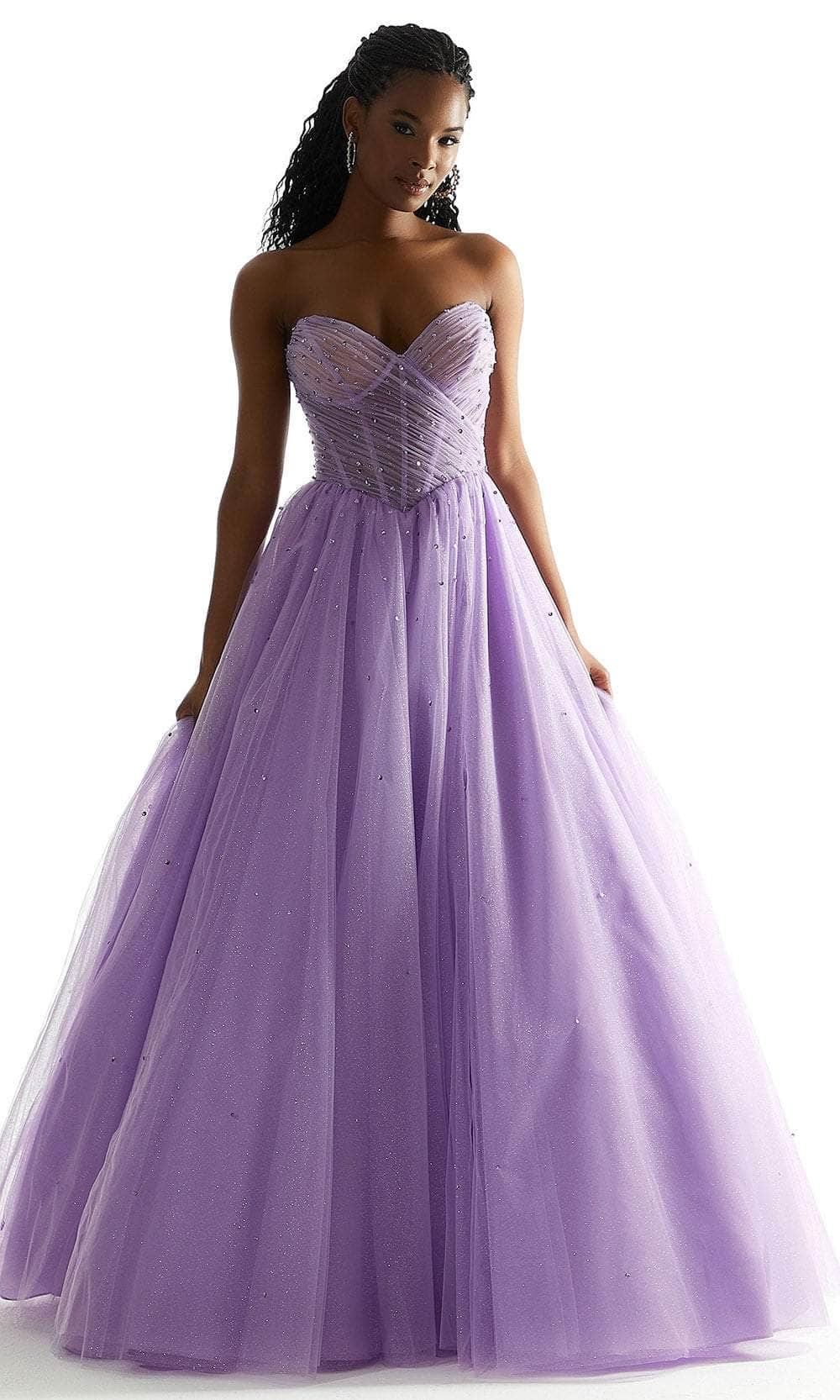 Image of Mori Lee 49071 - Corset Glitters Prom Dress