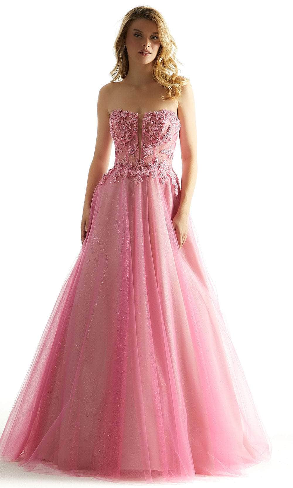 Image of Mori Lee 49086 - Crystal Beaded Prom Dress
