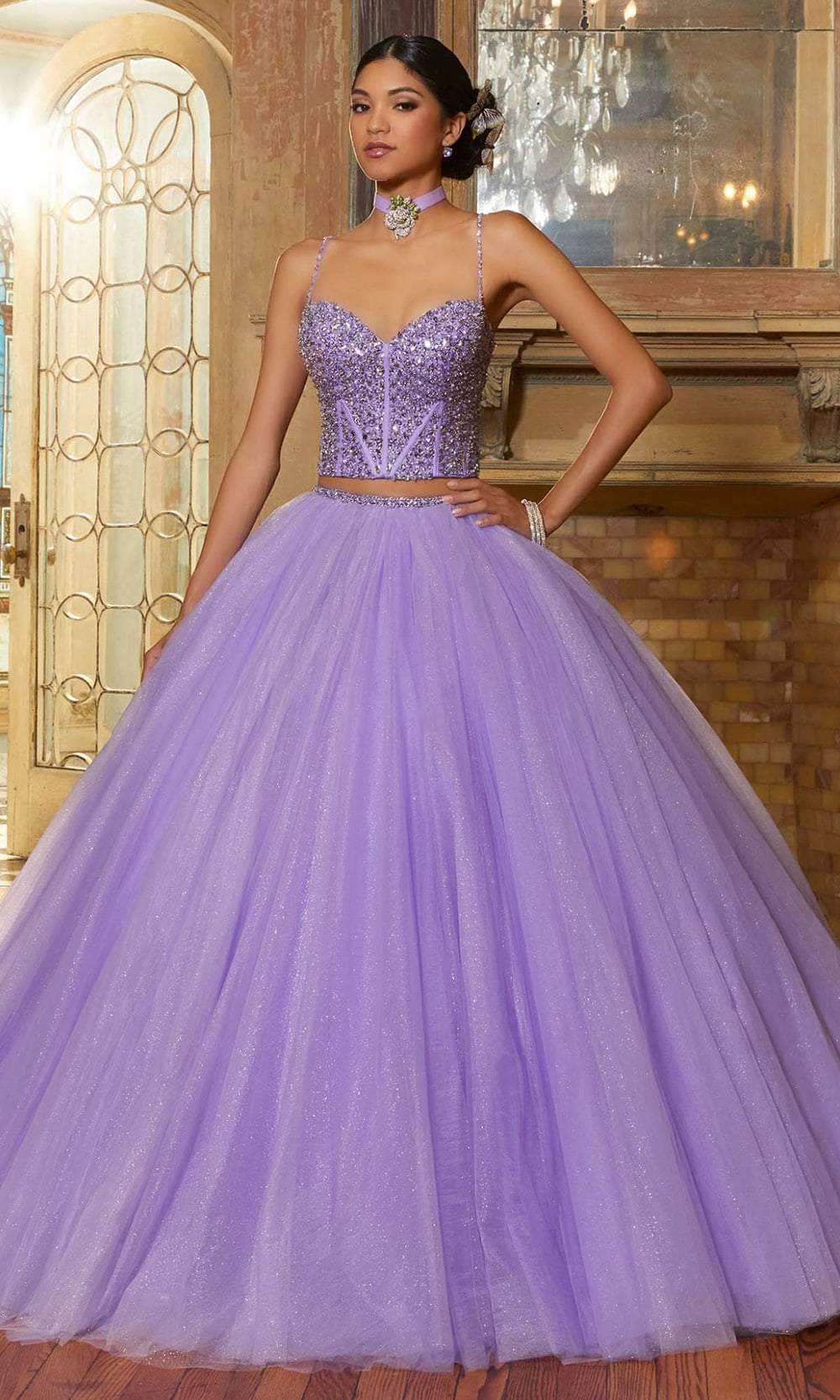 Image of Mori Lee 60154 - Two Piece Embellished Ballgown