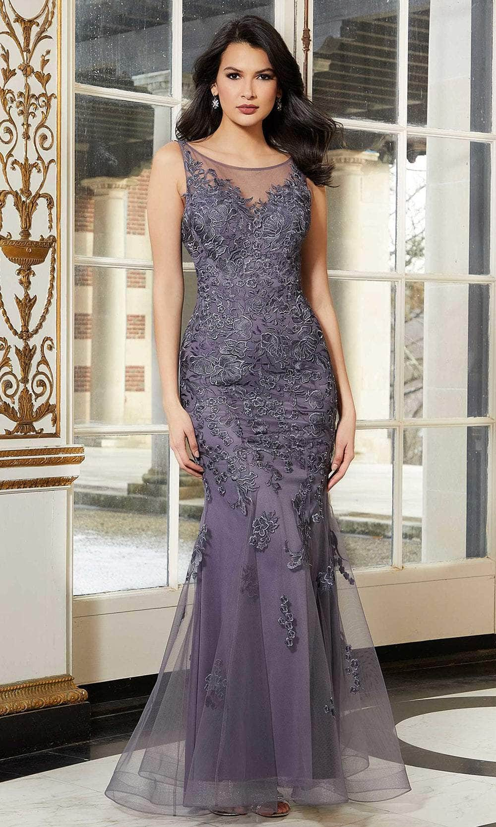 Image of Mori Lee 72633 - Illusion Embroidered Mermaid Dress