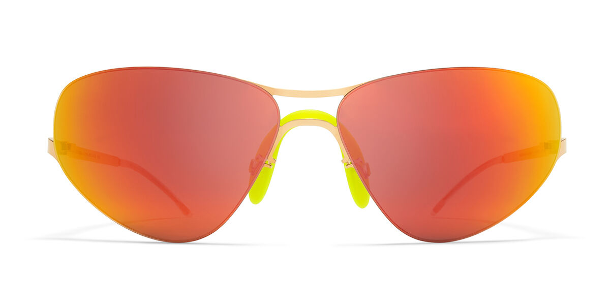 Image of Mykita Alpine 013 Óculos de Sol Dourados Masculino BRLPT