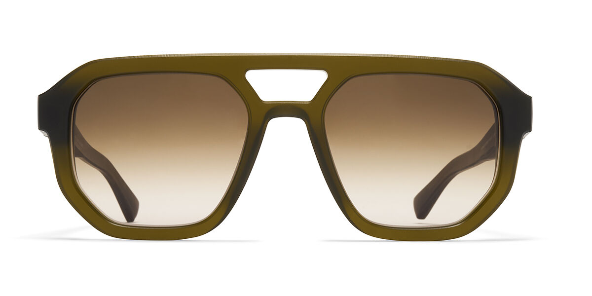 Image of Mykita Amare 805 52 Lunettes De Soleil Homme Vertes FR