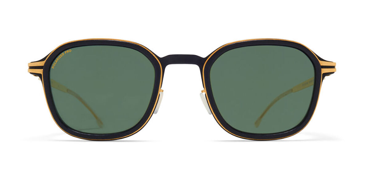 Image of Mykita Fir/S Polarized 585 47 Lunettes De Soleil Homme Dorées FR