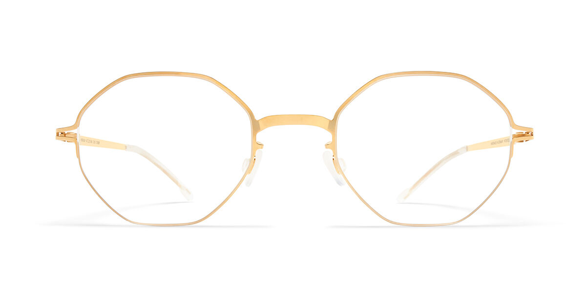 Image of Mykita Howlin 013 47 Lunettes De Vue Homme Dorées (Seulement Monture) FR