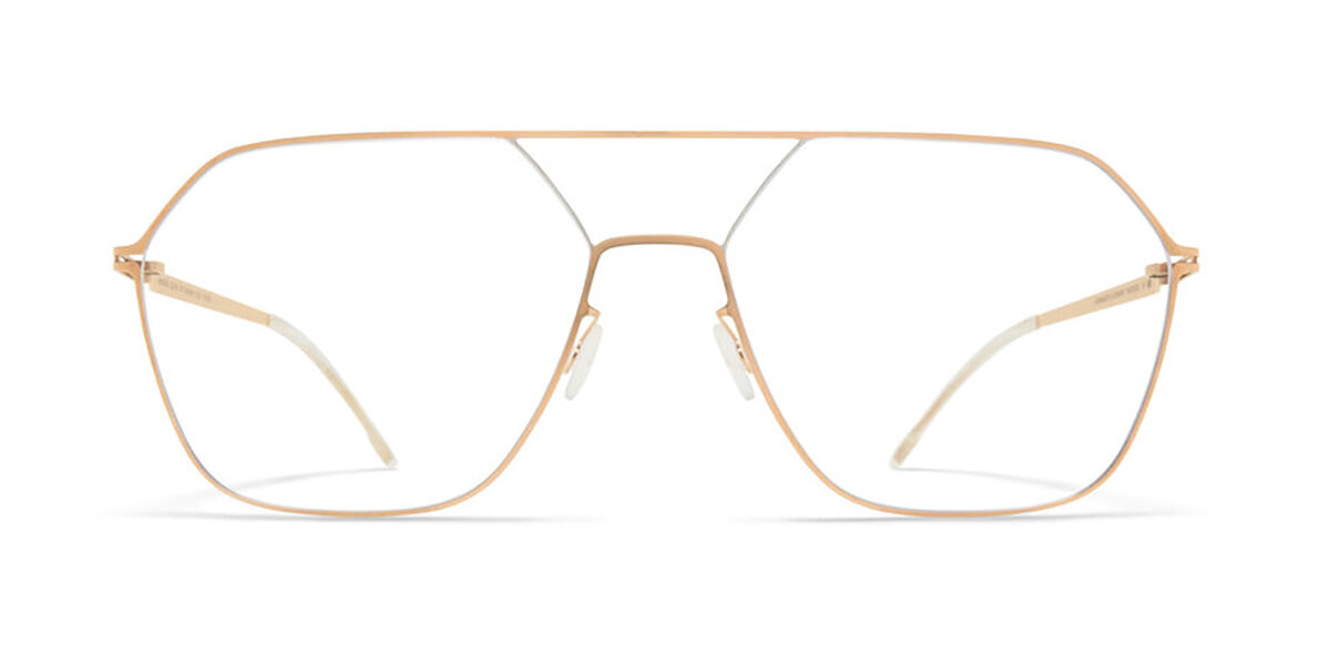 Image of Mykita Jelva 303 57 Lunettes De Vue Homme Dorées (Seulement Monture) FR