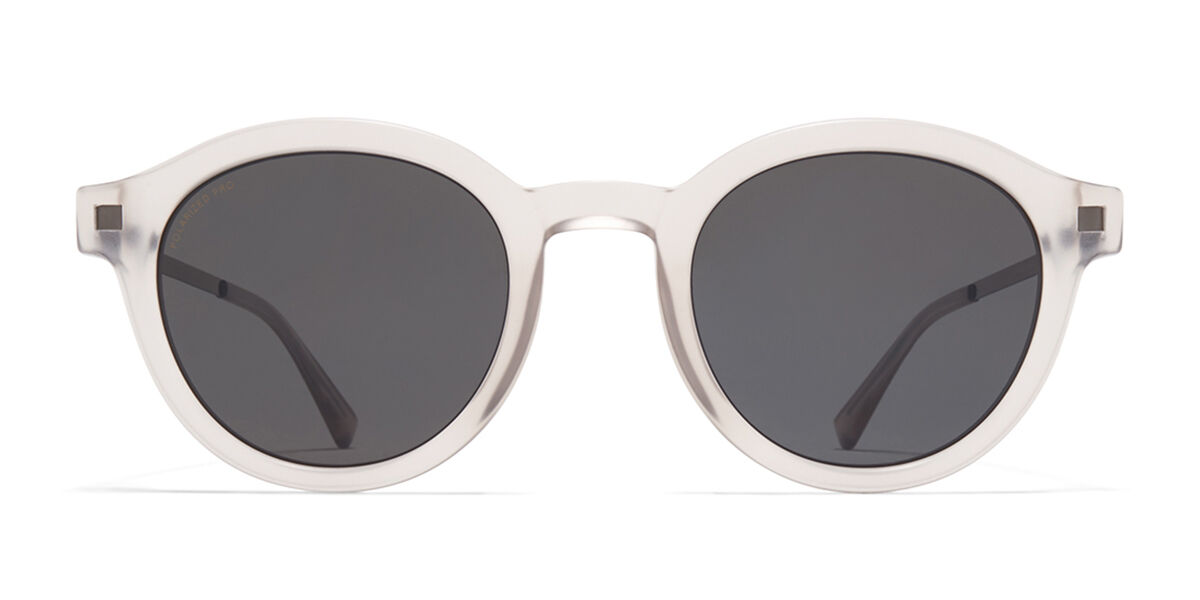Image of Mykita Ketill Polarized 808 48 Lunettes De Soleil Homme Blanches FR