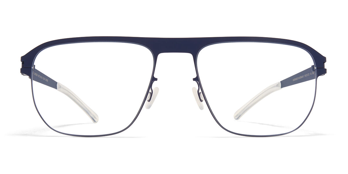 Image of Mykita Lorenzo 084 55 Lunettes De Vue Homme Bleues (Seulement Monture) FR