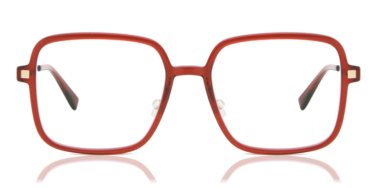 Image of Mykita Niba Formato Asiático 828 Óculos de Grau Vermelhos Masculino BRLPT