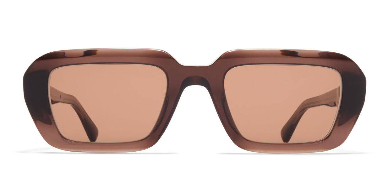 Image of Mykita Nima 408 52 Lunettes De Soleil Homme Marrons FR