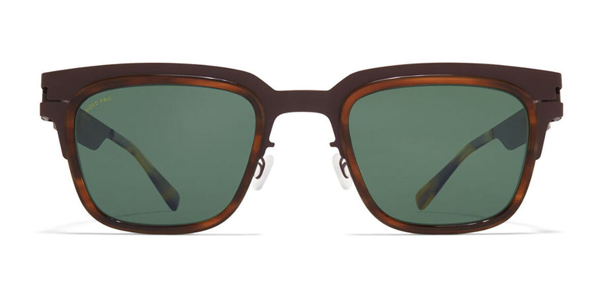 Image of Mykita Raymond/S Polarized 794 Óculos de Sol Tortoiseshell Masculino PRT