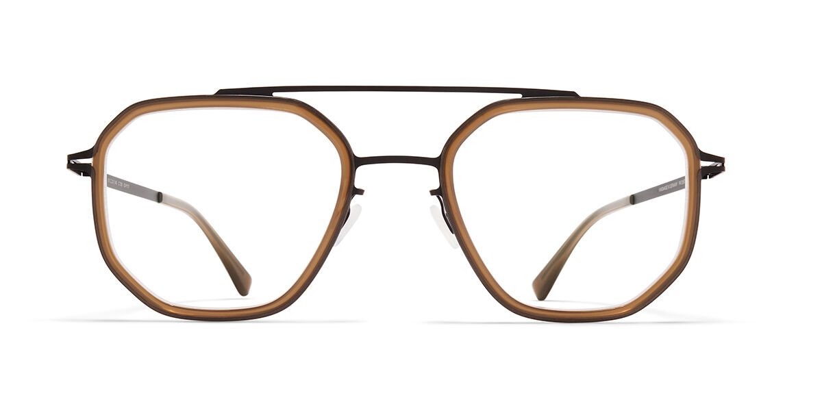 Image of Mykita Satu 726 Óculos de Grau Marrons Masculino PRT