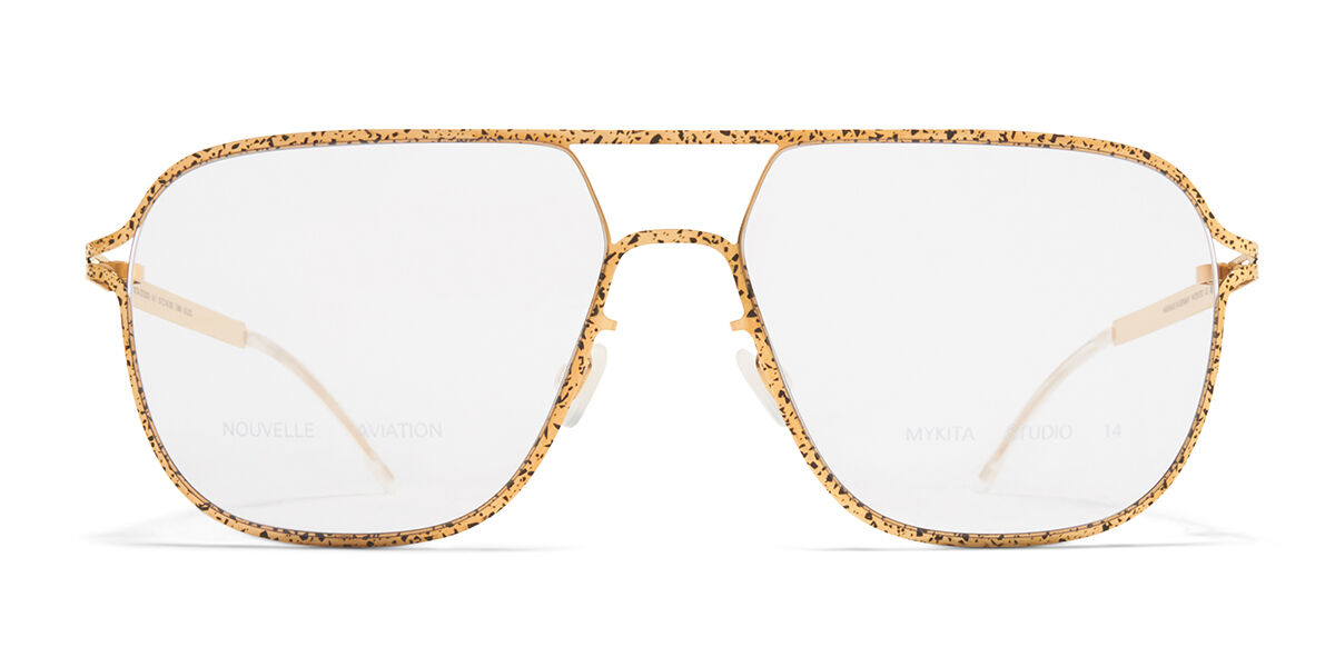 Image of Mykita Studio141 646 Óculos de Sol Dourados Masculino PRT