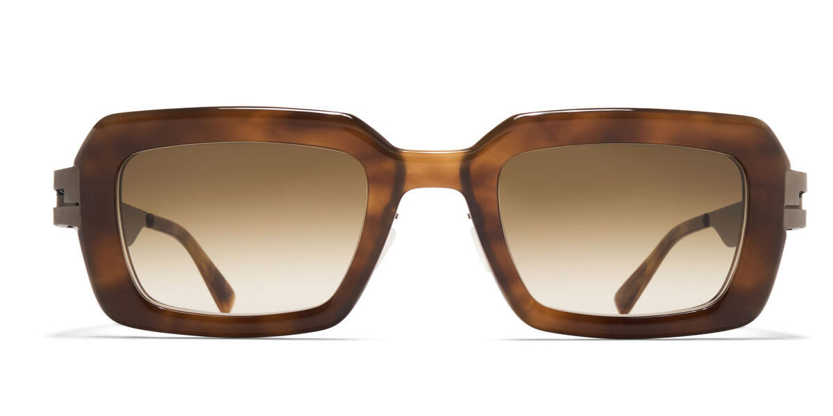 Image of Mykita Una 403 Óculos de Sol Tortoiseshell Masculino PRT