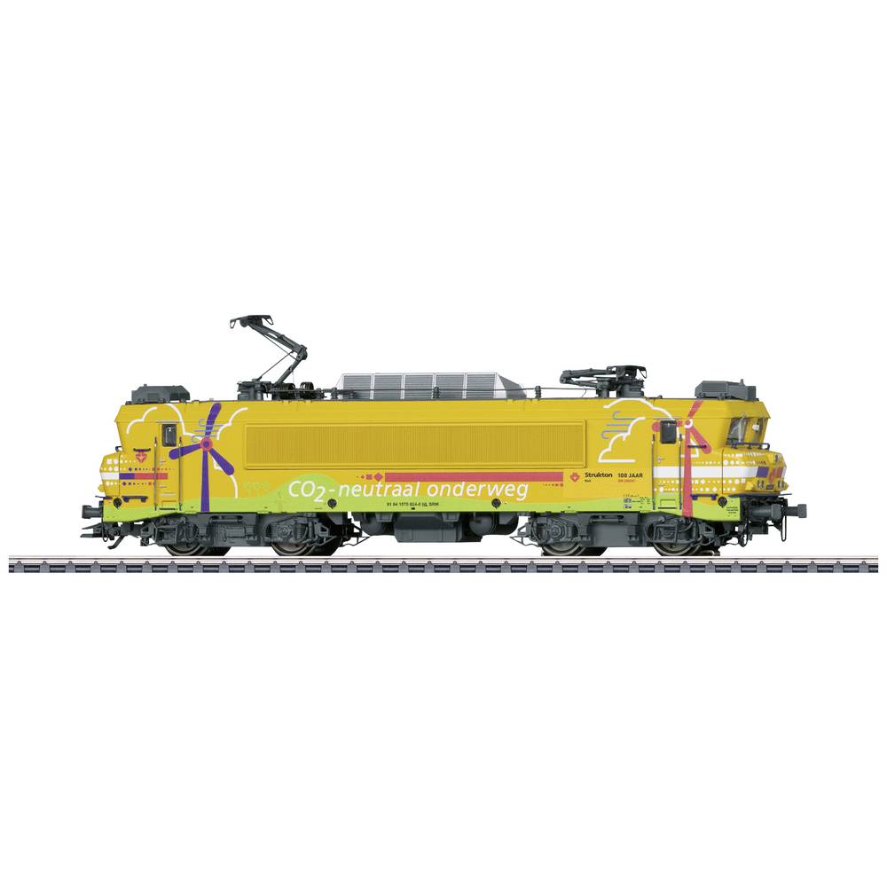 Image of MÃ¤rklin 39721 H0 E-Loc 1824 of Strukton Rail BV