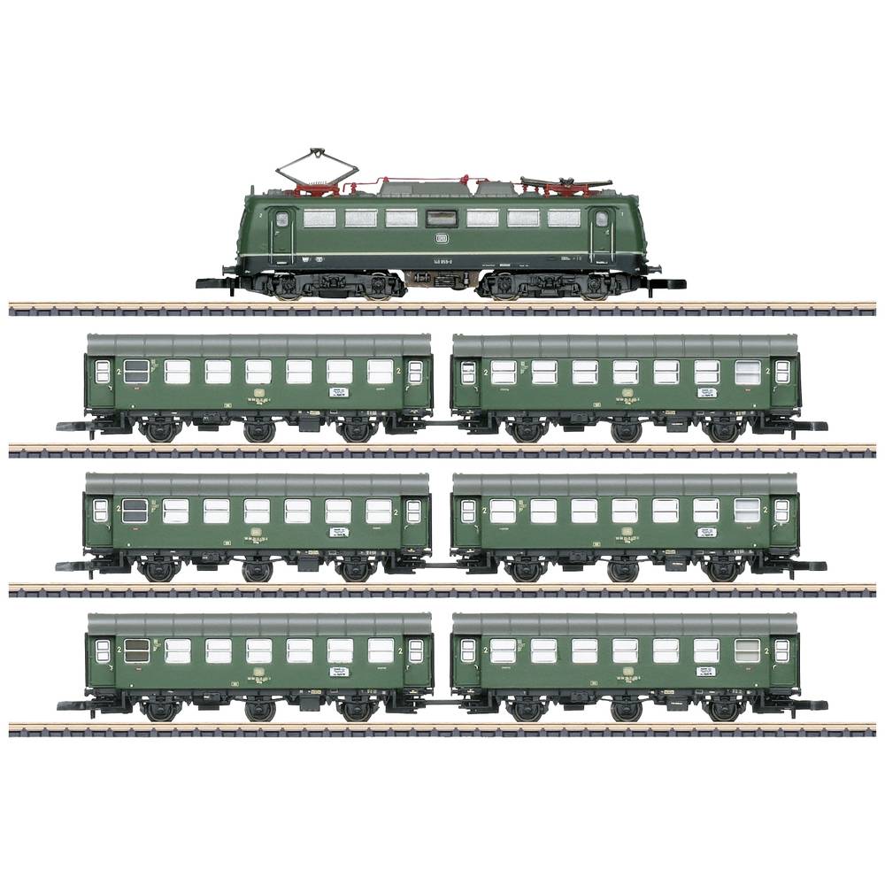 Image of MÃ¤rklin 81304 Z Train packing long-distance traffic of DB