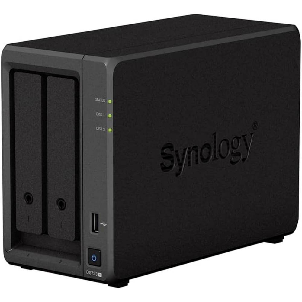 Image of NAS server Refurbished (good) 4 TB Synology DS723+-4TB-FR DS723+-4TB-FR Wake-on-LAN/WAN Power on/off 256-bit AES