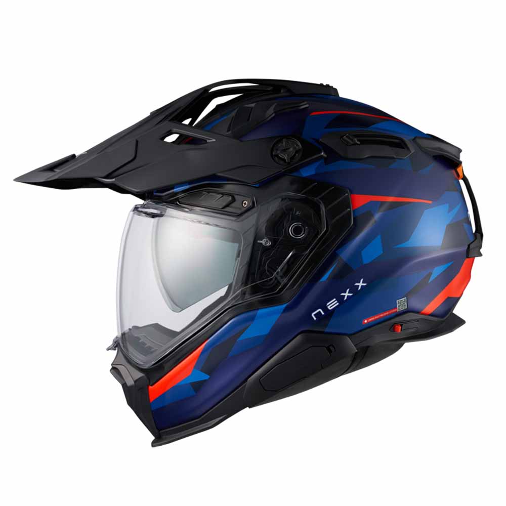 Image of Nexx XWED3 Trailmania Blue Red Matt Adventure Helmet Größe XXS