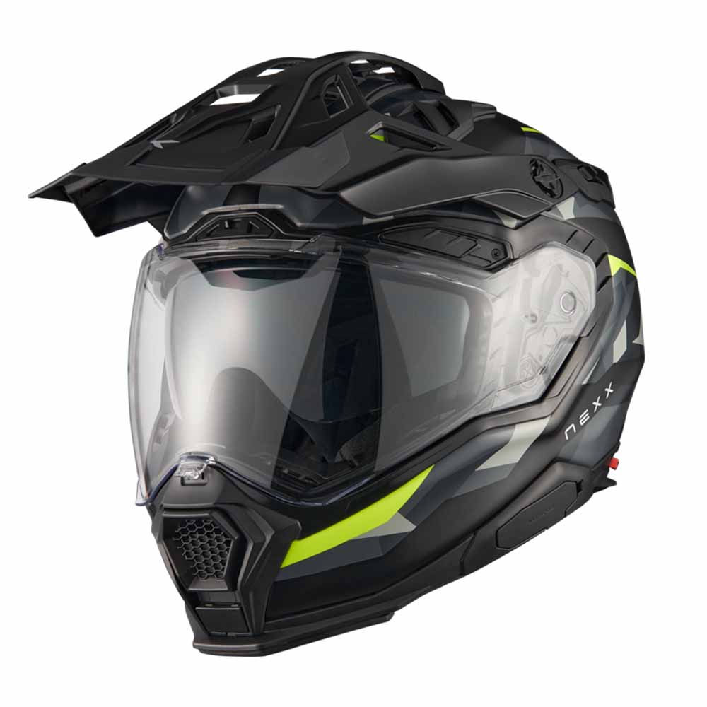 Image of Nexx XWED3 Trailmania Grey Neon Matt Adventure Helmet Größe M